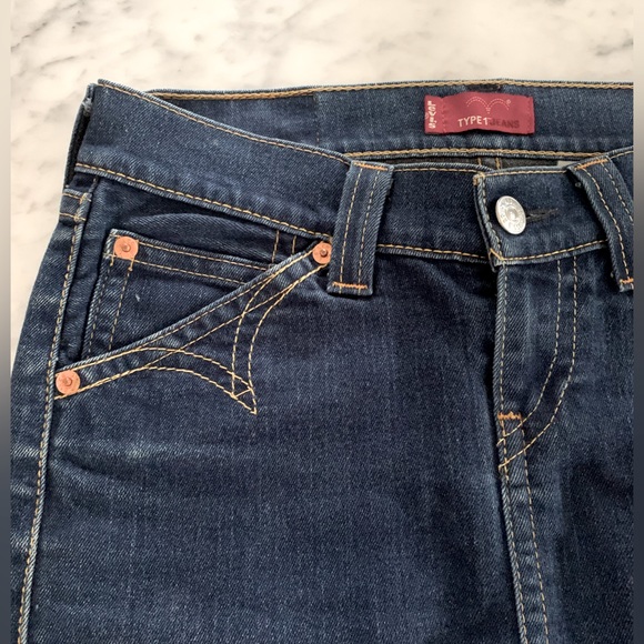 Levi’s Y2K TYPE 1 denim skirt waist sits low Size M - Picture 3 of 10